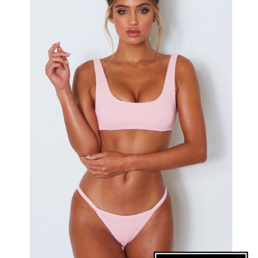 BRAND NEW white fox boutique bikini